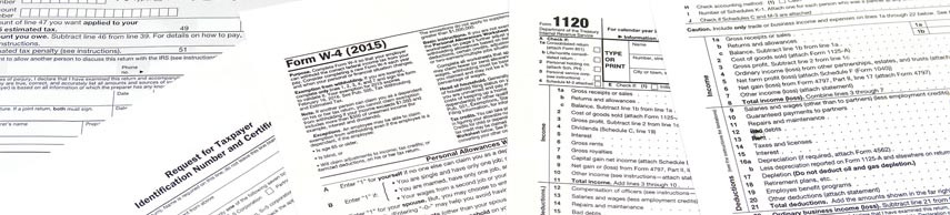 Tax Forms and Tax Envelopes